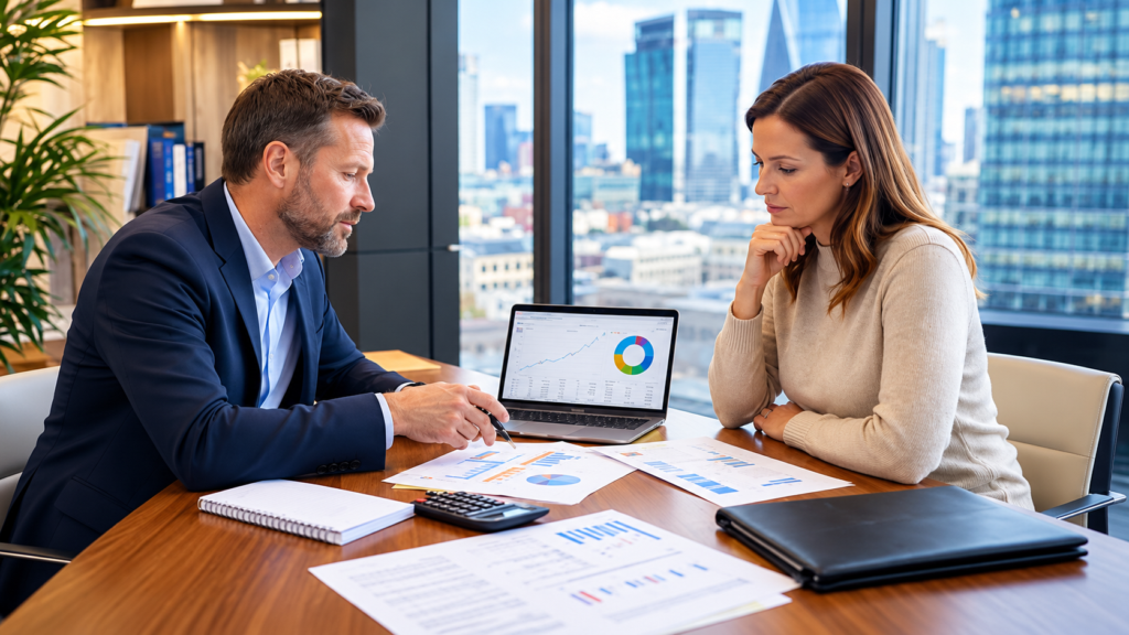 Employee discussing employer contributions to a SIPP with a Maji coach